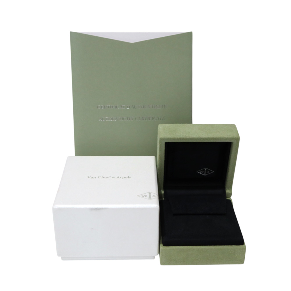 Van Cleef & Arpels Sweet Alhambra Earrings 18K White Gold VCARG12000