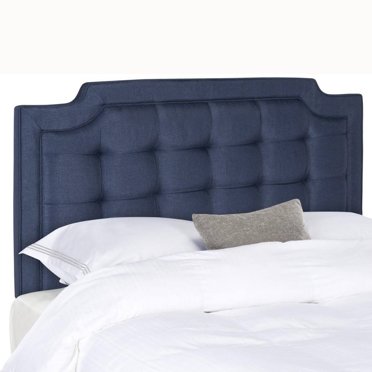 Safavieh Sapphire Tufted Velvet Headboard - White - Full