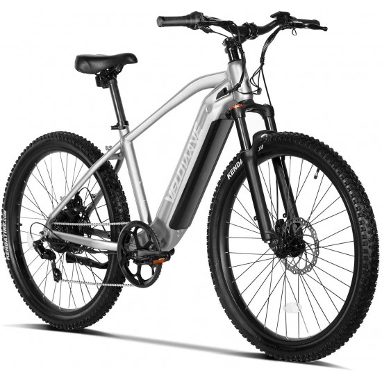 Electric Bike Adults 500W 27.5” Ebike 25MPH Mountain E-Bike 48V 13Ah Lithium-Ion Battery Removable 7-Speed UL Certified