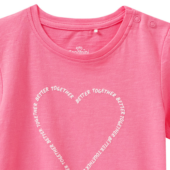 Topomini Baby T-Shirt mit Herz-Motiv