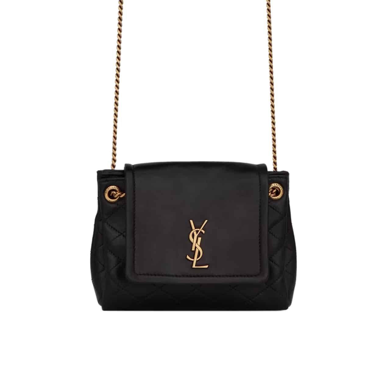 Saint Laurent Mini Nolita In Black 18Cm