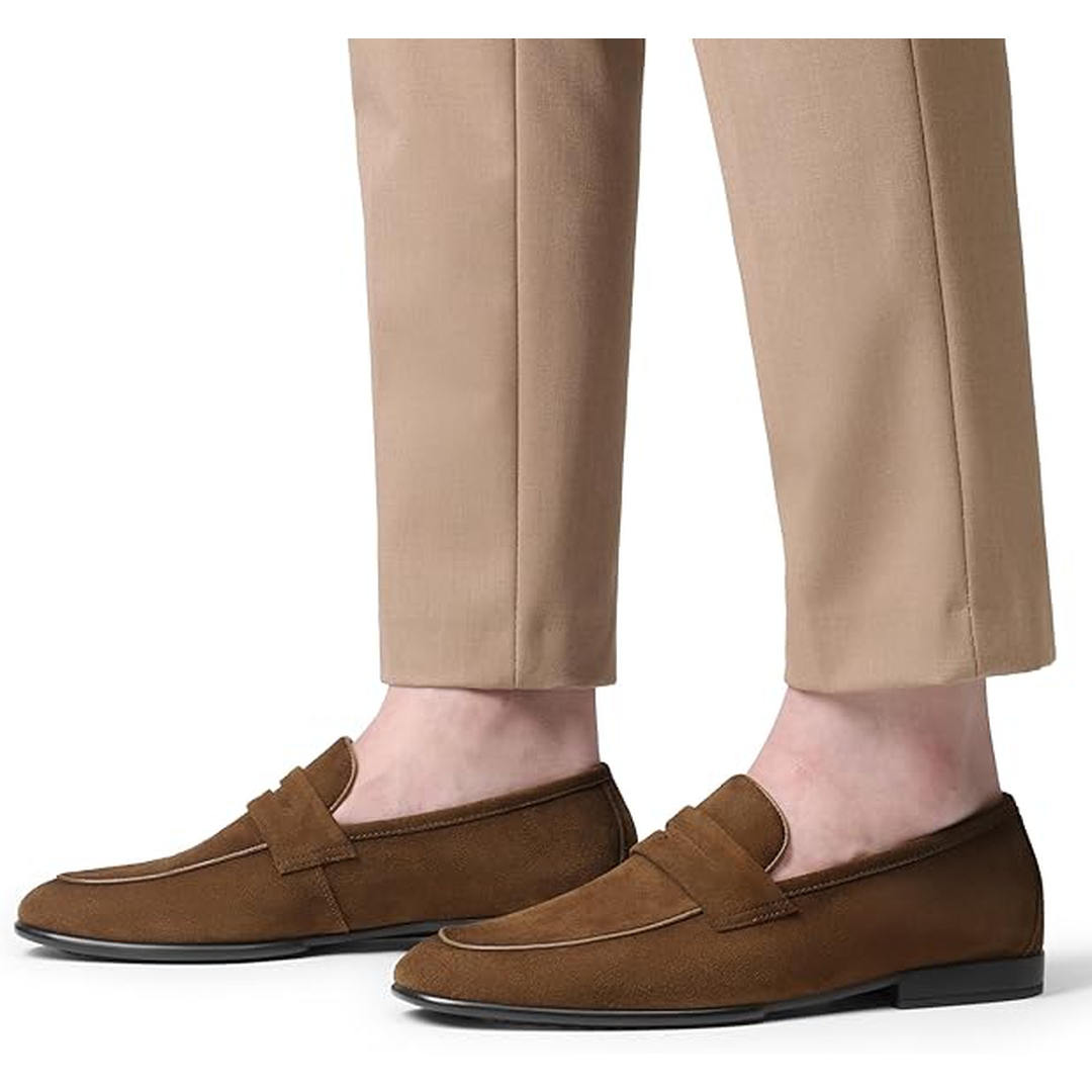 Men's Classic Suede Dress Loafers