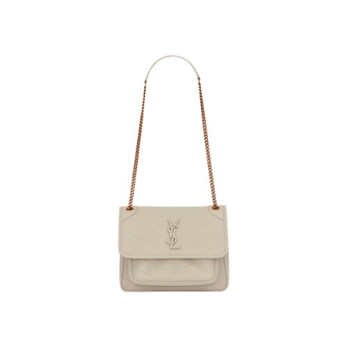 Saint Laurent Niki Baby Chain Bag In White