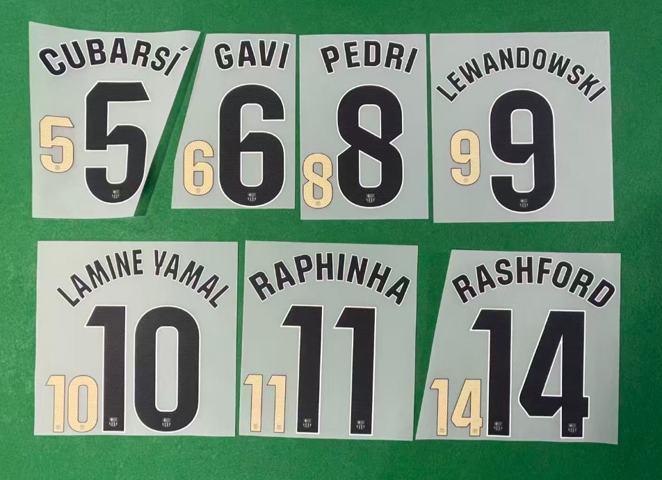Barcelona 25-26 Home/Away Name Set 4