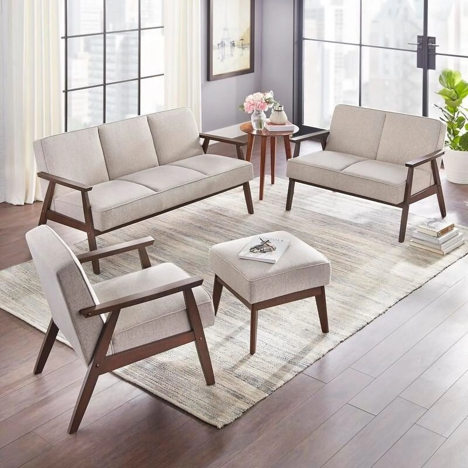 Simple Living  Sonia Living Room Set Blue