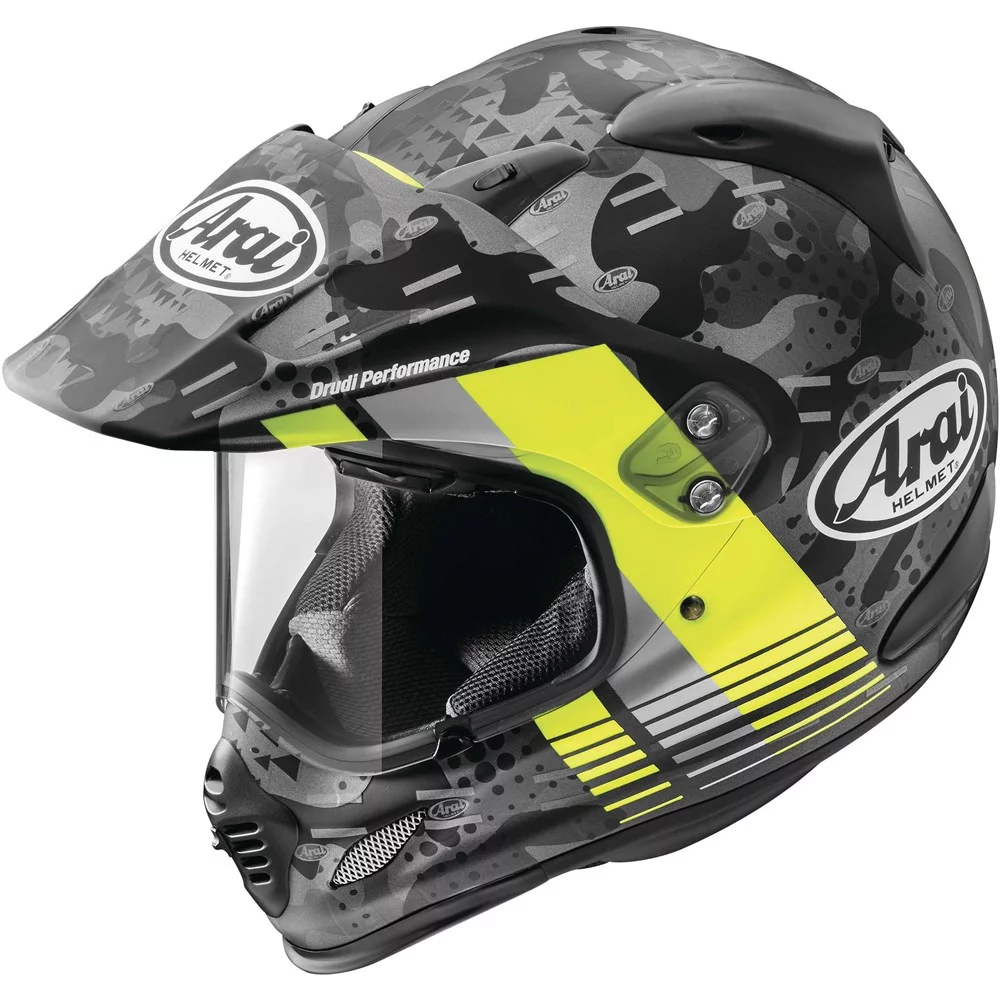 Arai XD-4 Cover Dual Sport Motorcycle Helmet (M2015) Frost Fluo Yellow XL