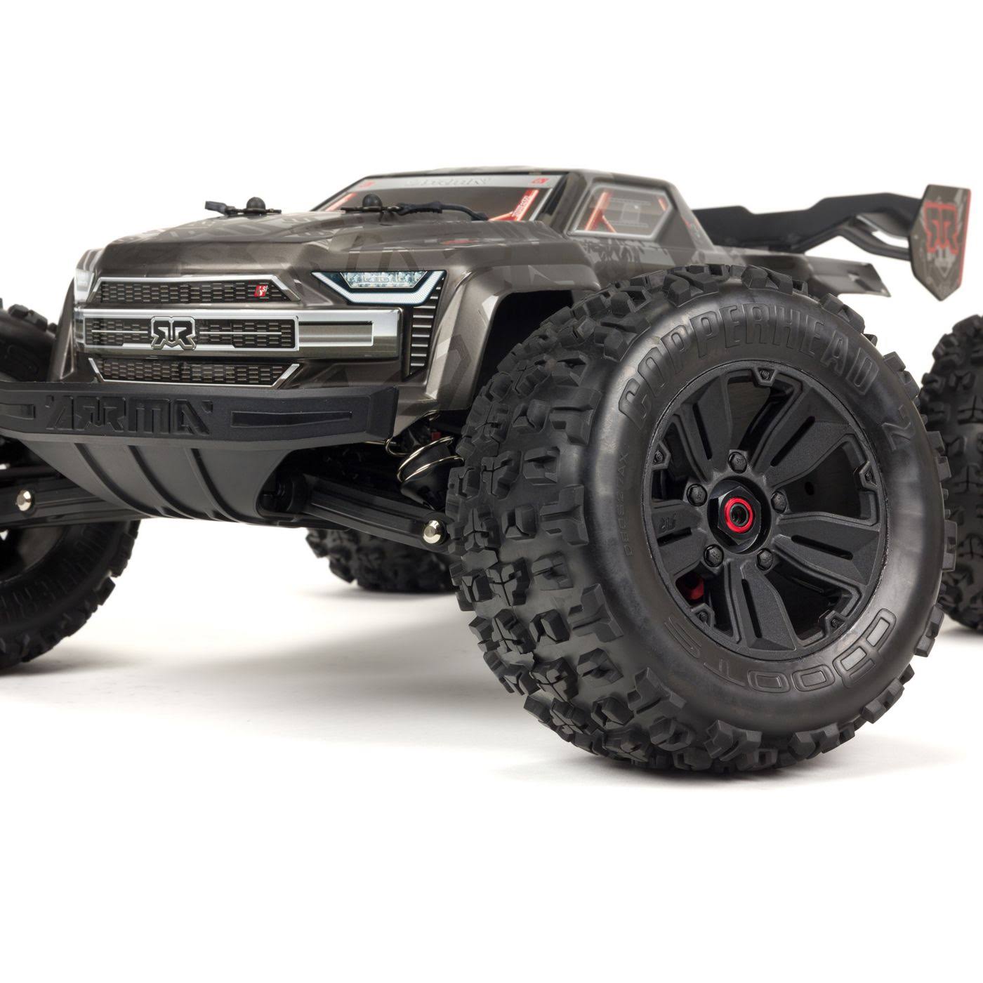 Arrma 1/8 Kraton 4WD Extreme Bash Roller Speed Monster Truck Black