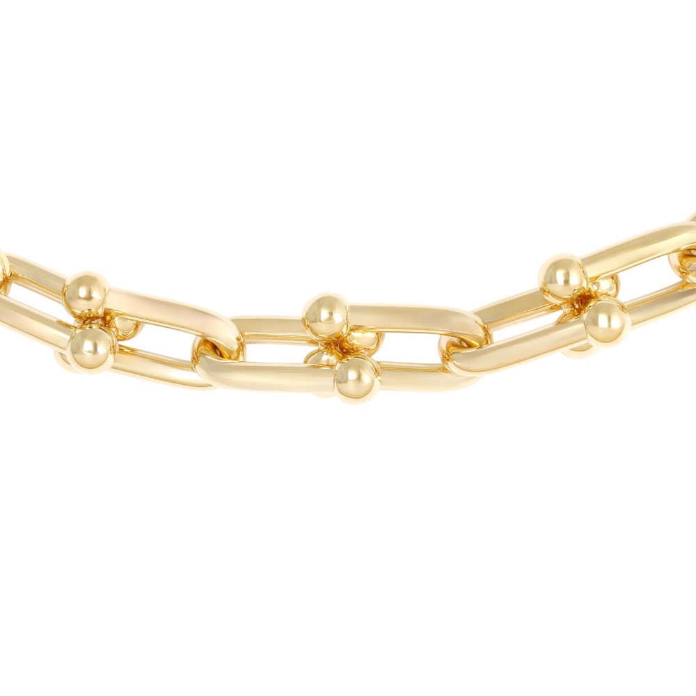 Tiffany & Co. Hardware Link Bracelet 18K Yellow Gold 60153072