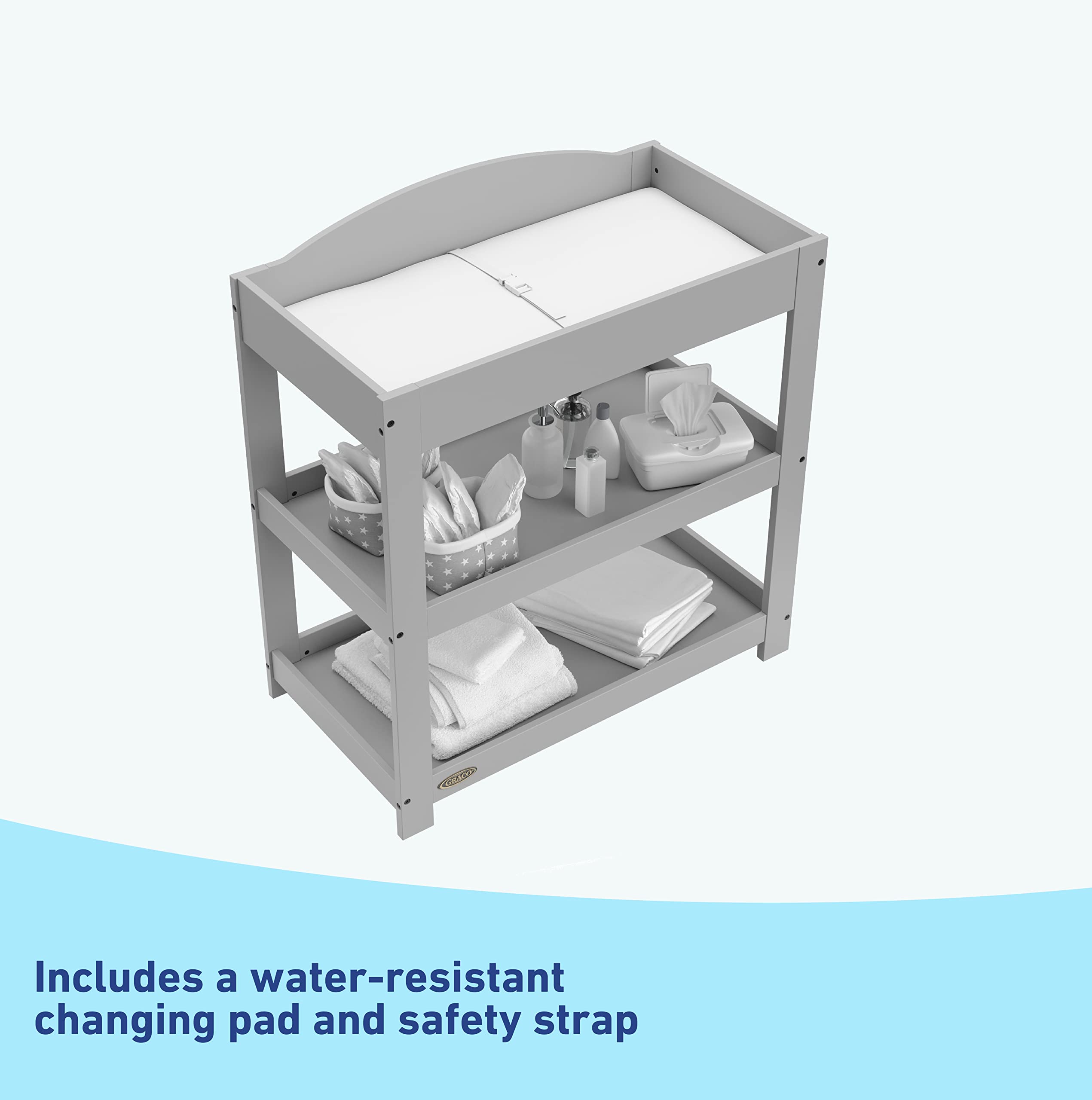 Graco Customizable Changing Water Resistant Pebble