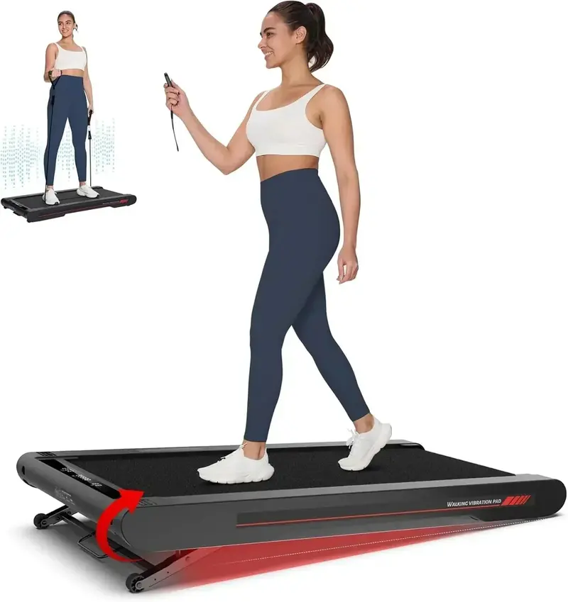 Sperax 3-in-1 Under-Desk Walking Pad – APP-Controlled Vibration & Treadmill Function