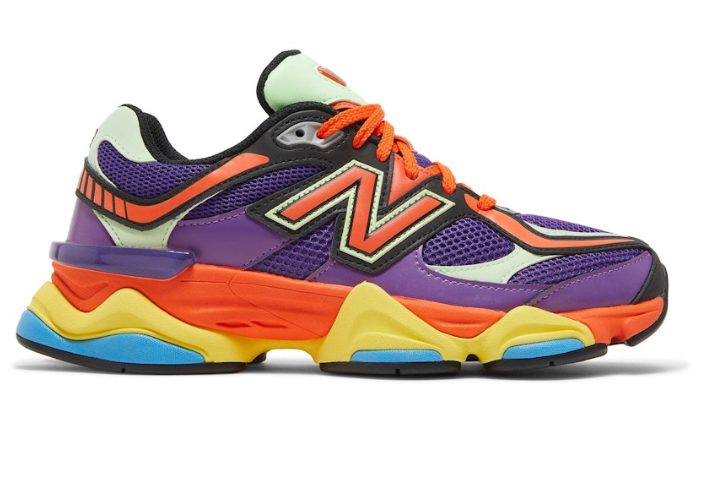 New Balance 9060 Prism Purple Vibrant Spring U9060NBX Casual Running Sneakers