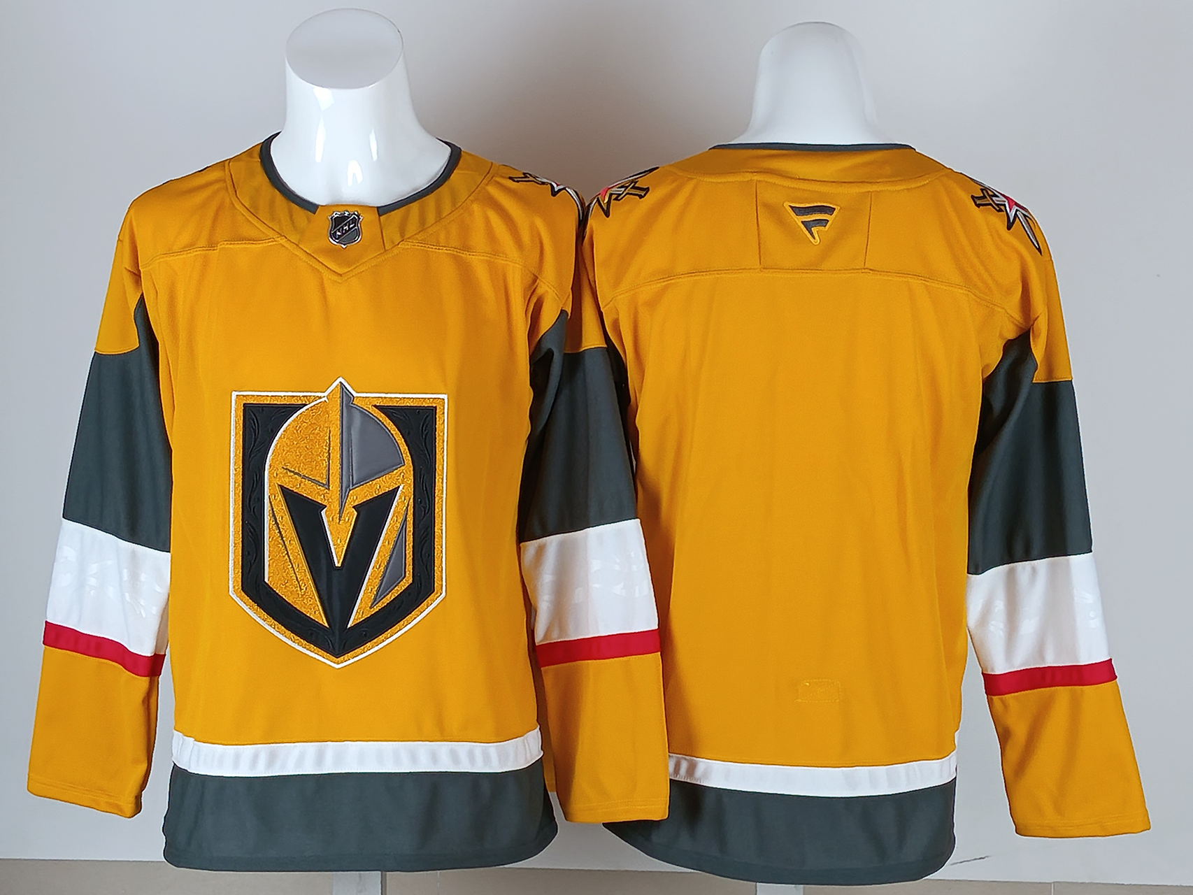Men's Vegas Golden Knights Fanatics Gold Home Premium Blank Jersey