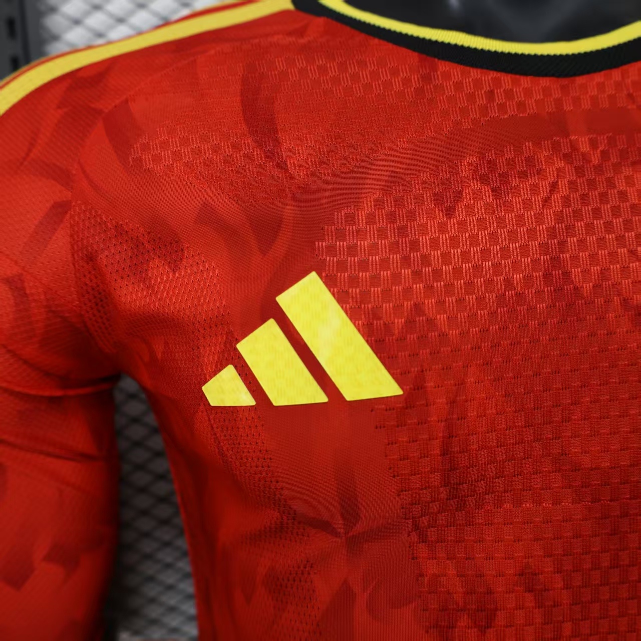 Player Version Belgium 2026 Home Jersey Long Sleeves S-3XL