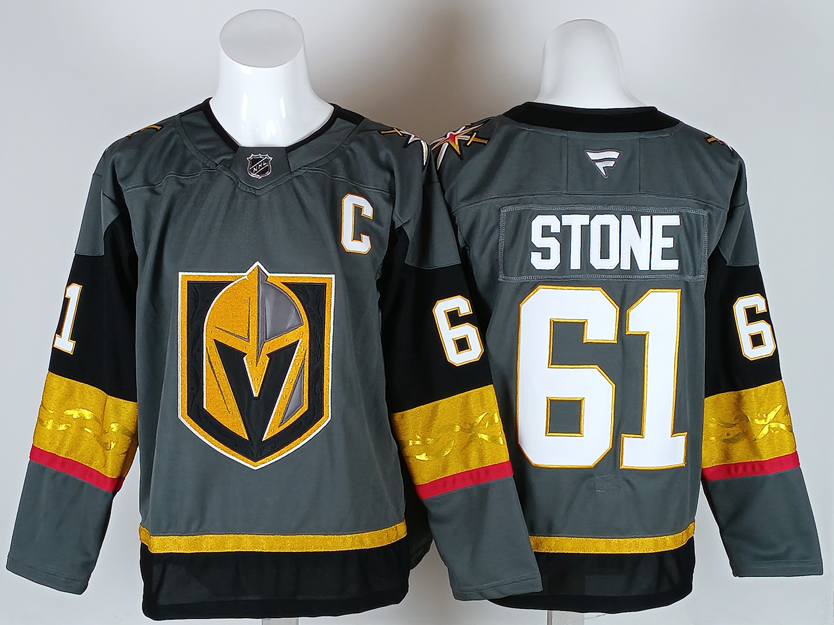 Men's Vegas Golden Knights Mark Stone #61 Fanatics Gray Player Jersey