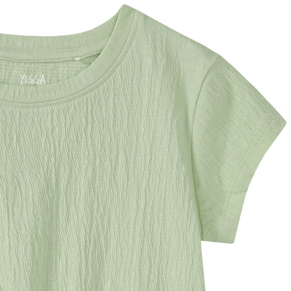 Yigga Mädchen T-Shirt mit Knoten-Detail