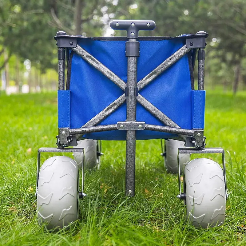 Sorin Heavy-Duty Beach Cart – Balloon Wheels, Reinforced Fabric, Sand & Trail-Optimized