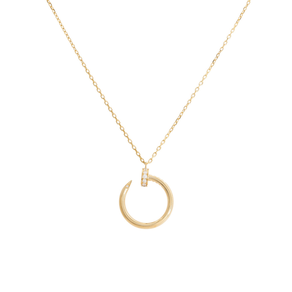 Cartier Juste un Clou Necklace 18K Yellow Gold Diamond B7224512