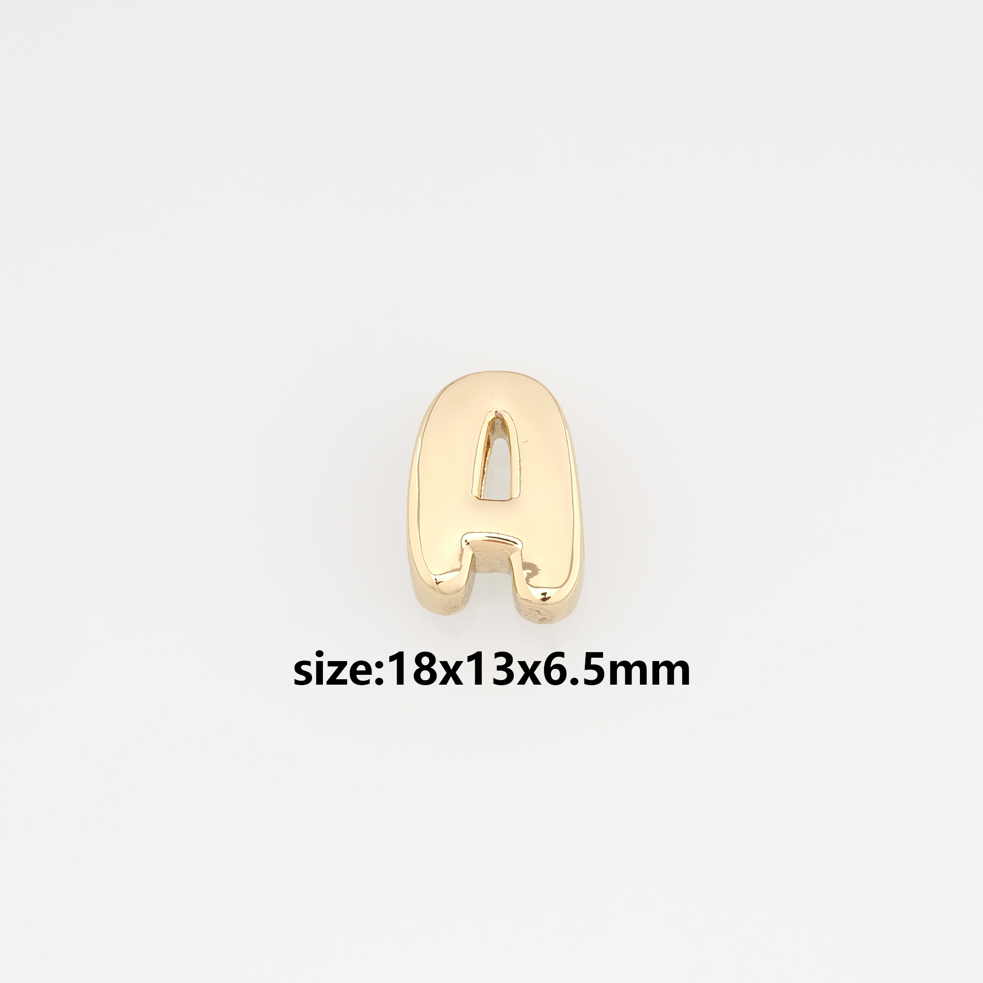 18K Gold Filled Initial Spacer Beads,Letter Spacer Beads,DIY Jewelry Making Supply