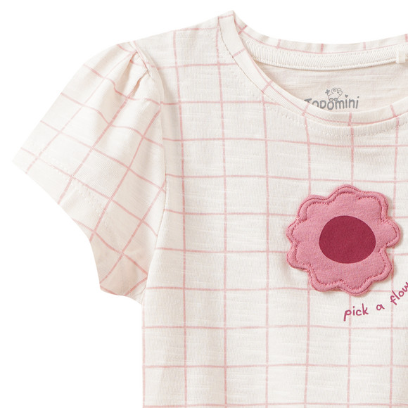 Topomini Baby T-Shirt mit Applikation