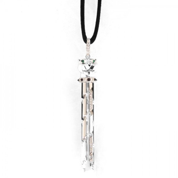 Cartier Panthère Panther Necklace 18K White Gold