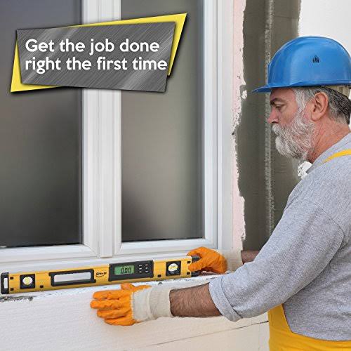24-Inch Professional Digital Magnetic Level -IP54 Dust and Waterproof Electronic