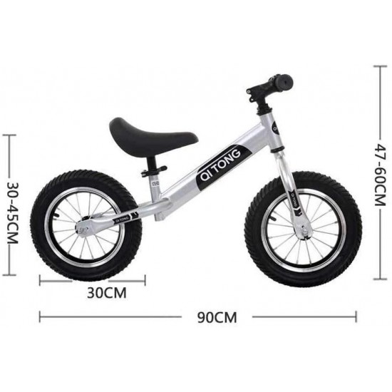 Kids Bike BMX Bike for Kids Boys Girls Bicycle 12″ Balance Bike Carbon Steel Frame No Pedal Training Bicycle Walking Balance Bike for Kids and 2- to 6 Years Old