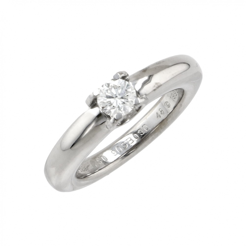 Cartier White Gold Diamond Ring K18WG