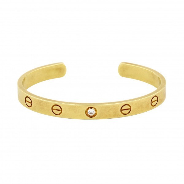Cartier Love Bracelet 18K Yellow Gold Diamond