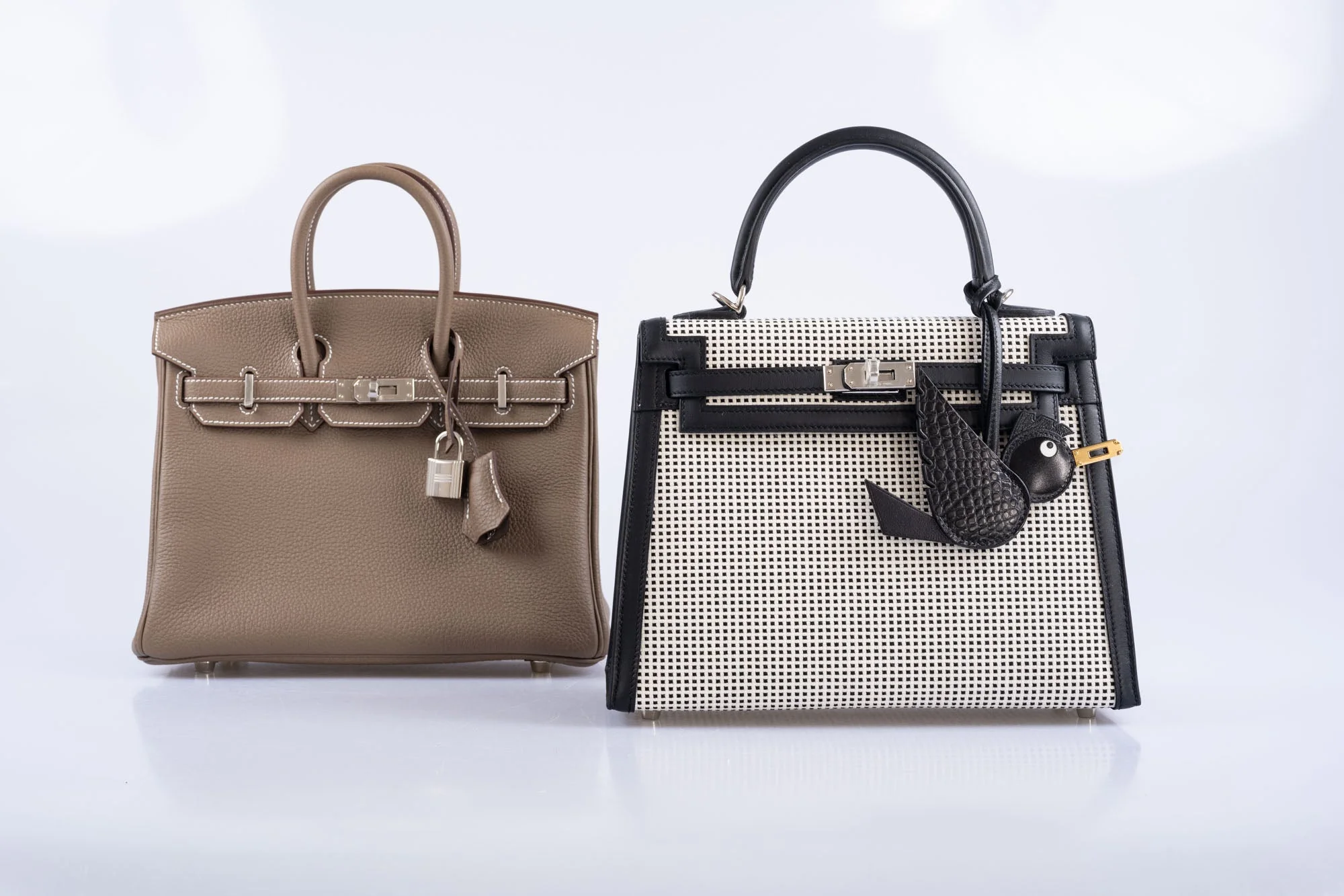 Hermès Birkin 25 Étoupe Togo Palladium Hardware
