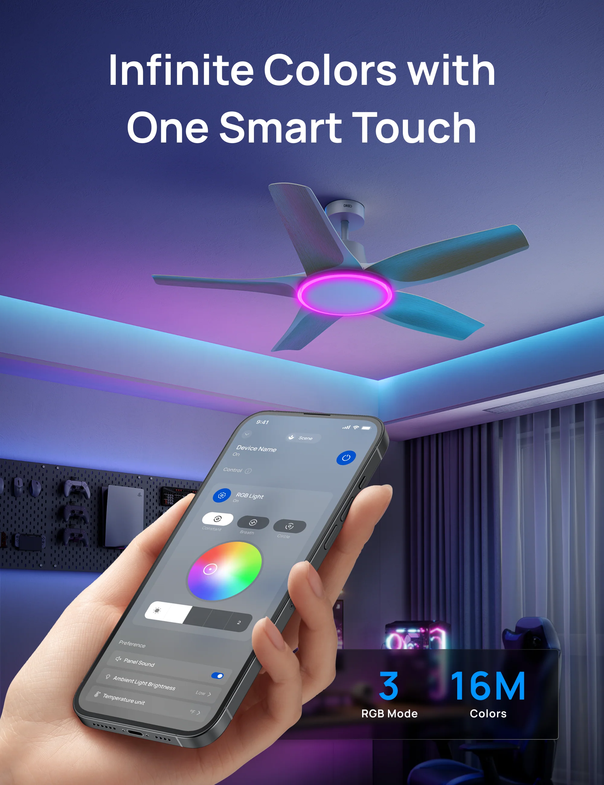 Smart Ceiling Fan CLF712S