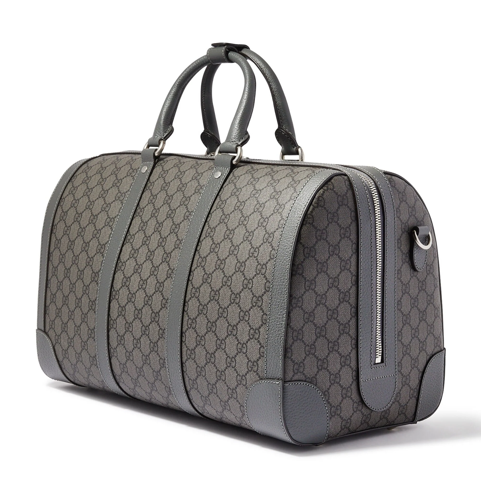 Gucci GG Supreme Canvas Ophidia Duffle Bag – Grey