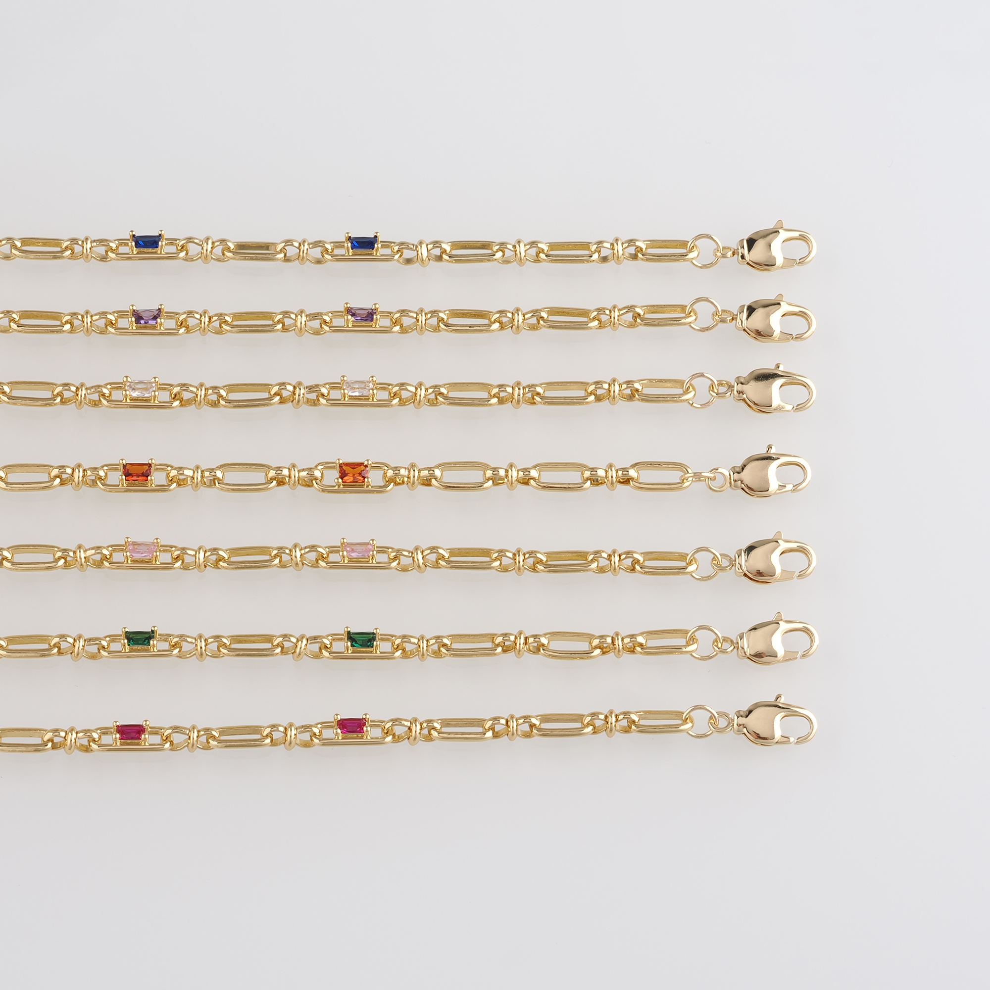 18K Gold Filled Oval Link Chain Bracelet,Cable Chain,Gold Chain Bracelet,Ladies Bracelet,Gift For Her