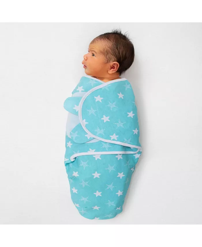 The Peanutshell Newborn Swaddles for Baby Boys and Girls, 3 Pack Set, Twinkle