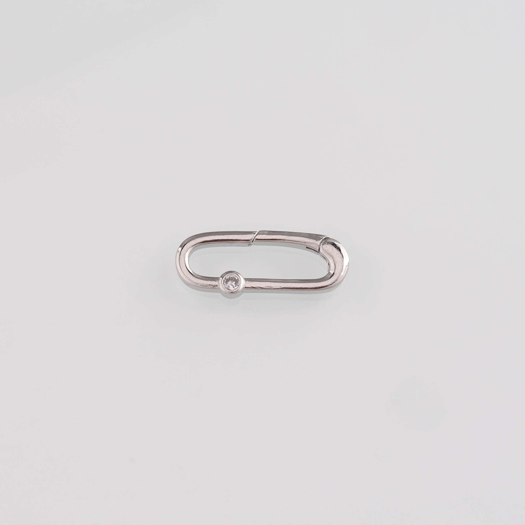 18K Gold Filled Oval Carabiner Clasp,Snap Buckle Bracelet Necklace for DIY Jewelry Finding Necklace Bracelet