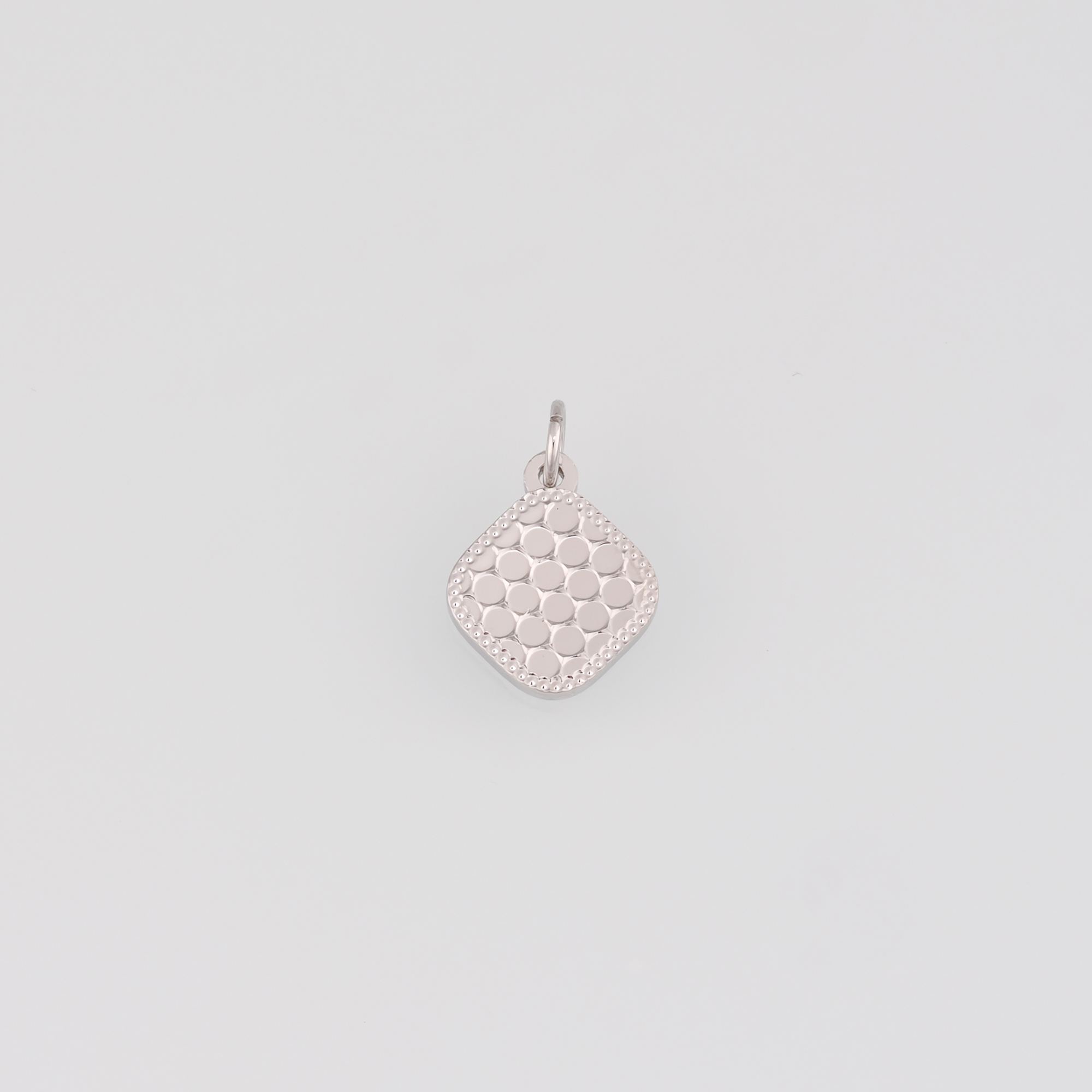 18K Gold Filled Rhombus Pendant,Dainty Rhombus Charm Earrings Necklace for DIY Jewelry Making Supply