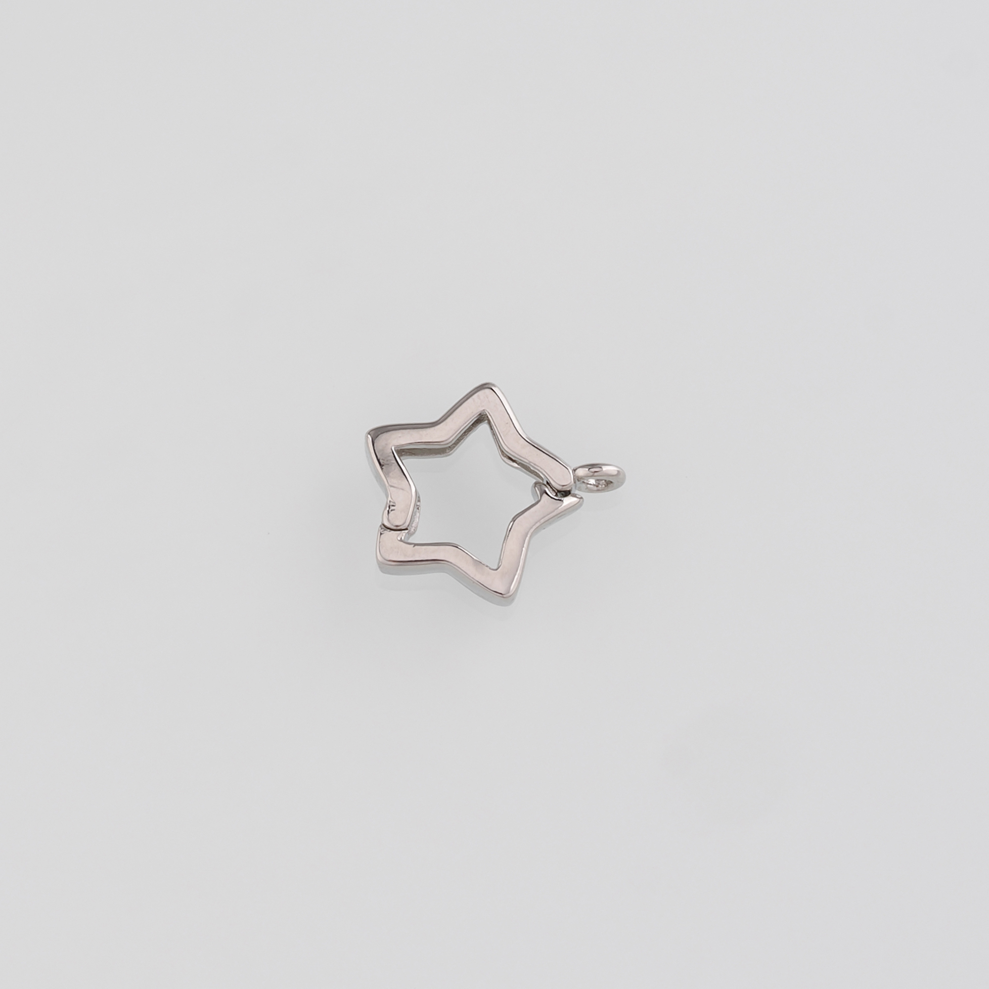 18K Gold Filled Star Spring Clasp,Push Gate Buckle Bracelet Necklace for DIY Jewelry Finding Necklace Bracelet