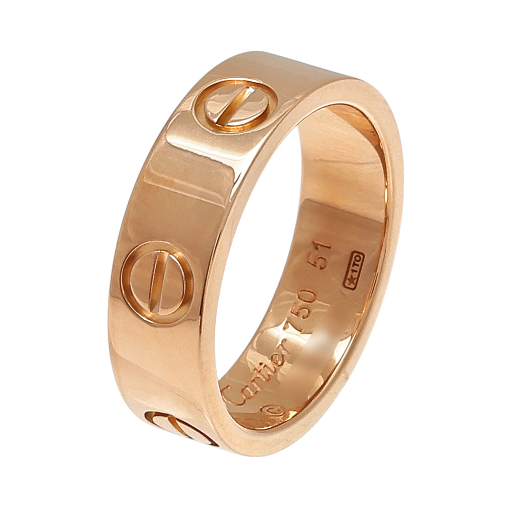 Cartier Love Ring 18K Rose Gold B4047100