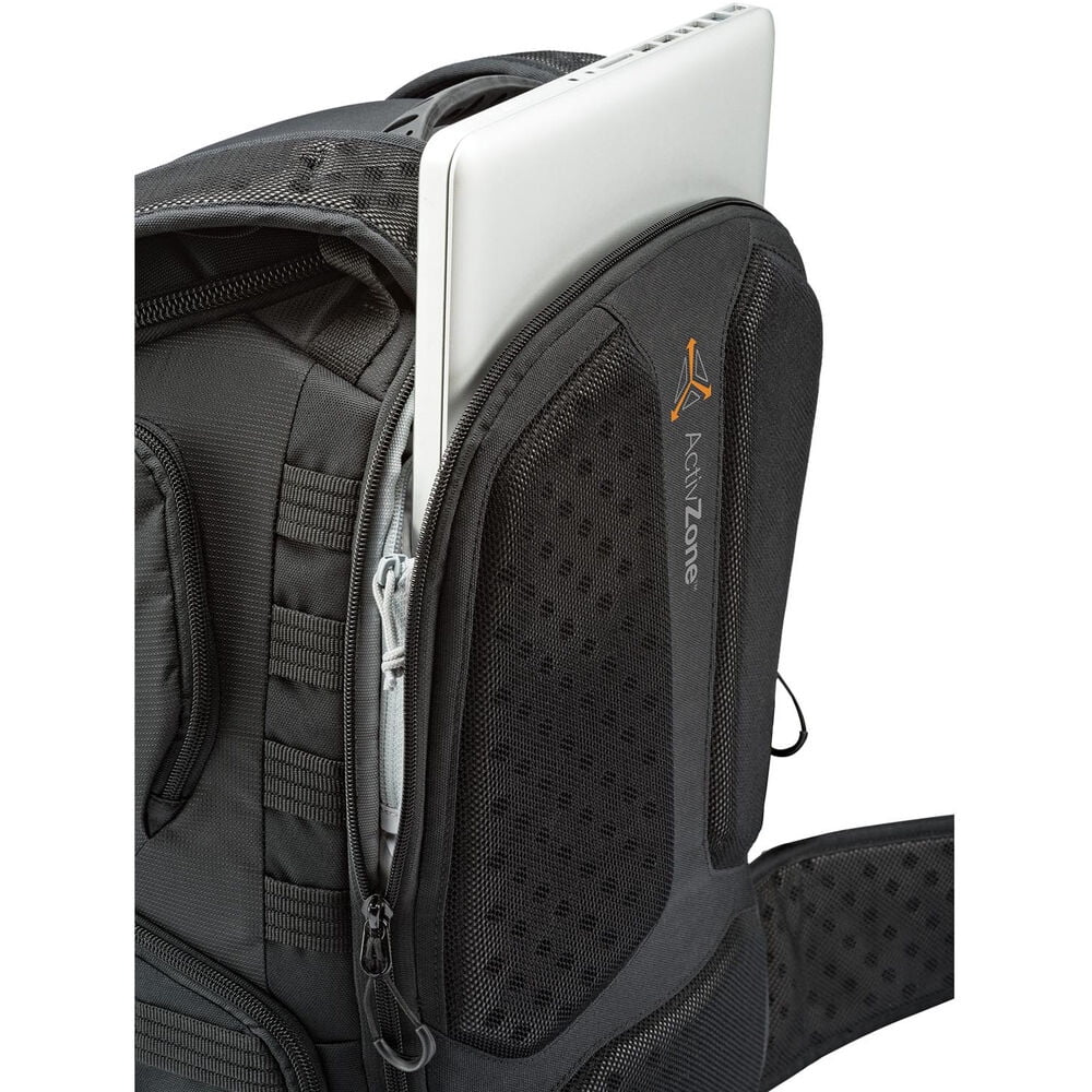 Lowepro ProTactic BP 450 AW II 25L Green Line Camera and Laptop Backpack, Black