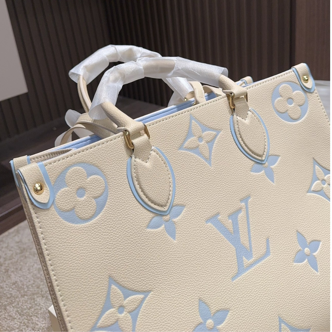 Louis Vuitton Onthego Pm Candy Blue 25Cm M46833