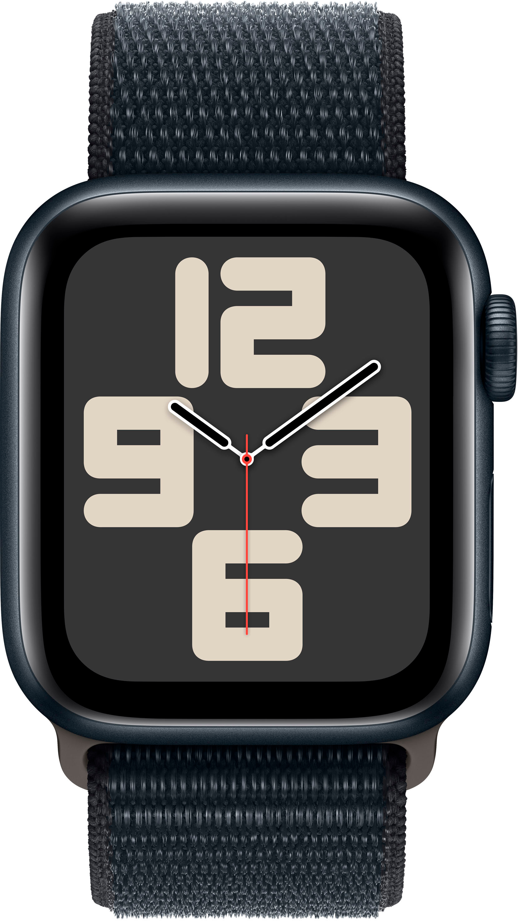 Apple Watch SE 2nd Generation (GPS) 40mm Midnight Aluminum Case with Midnight Sport Loop - Midnight