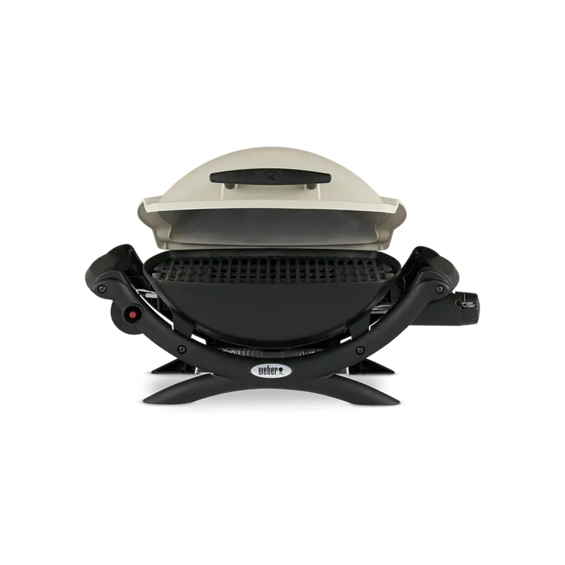 Weber Q 1000 Portable Tabletop Propane Grill – Compact, Cast-Aluminum Body, Precise Heat Control