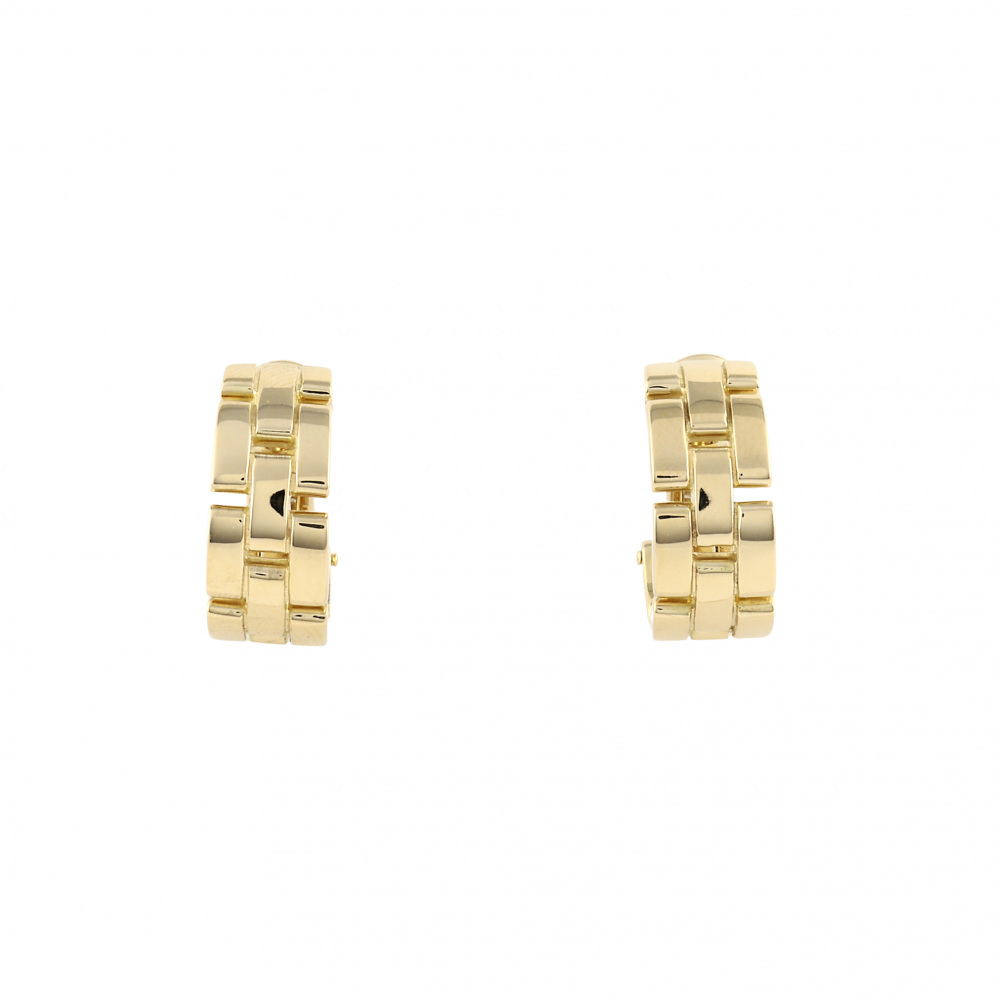 Cartier Mayon Pantale Earrings 18K Yellow Gold