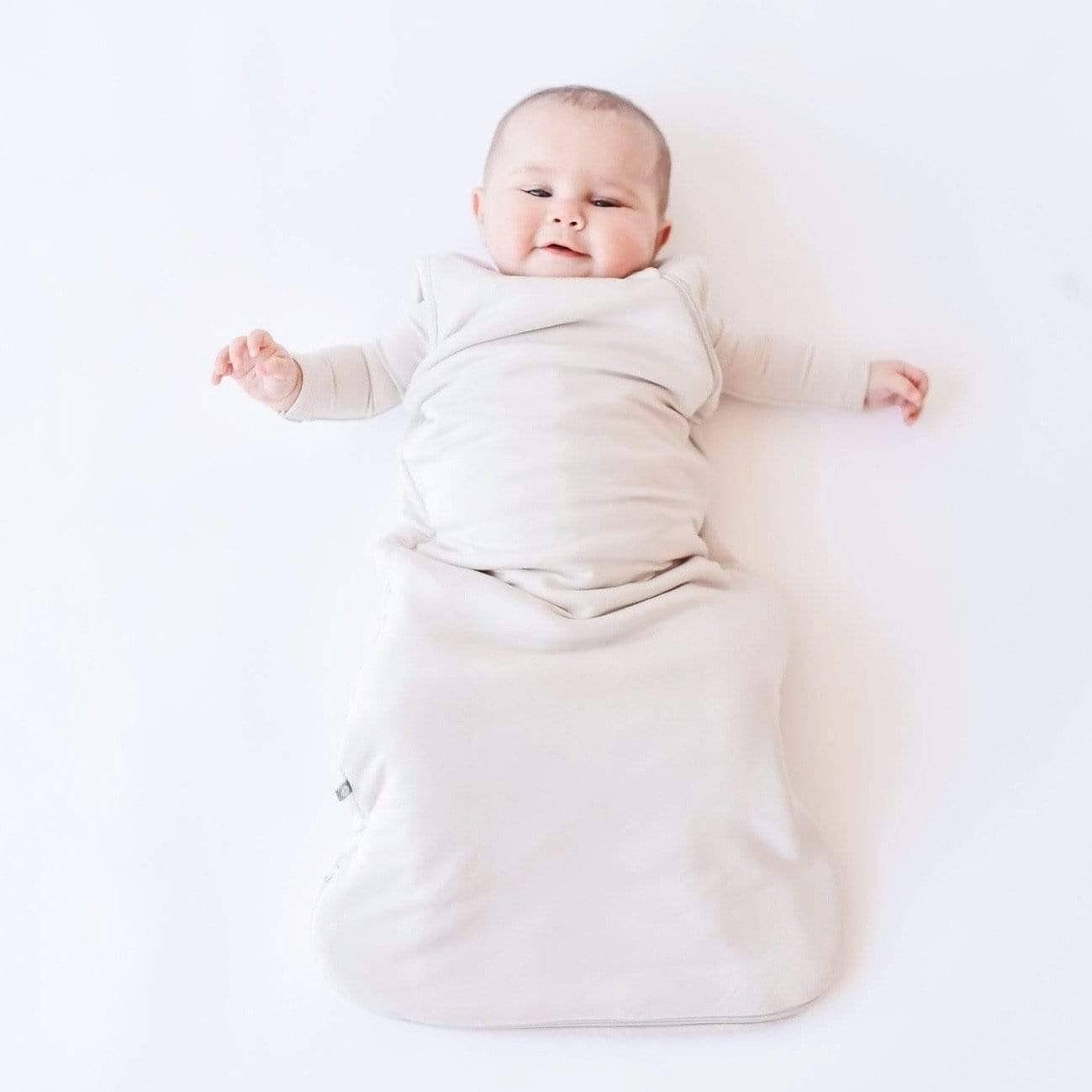 Kyte Baby Sleep Bag 1.0 Tog in Oat 0-6m, Brown
