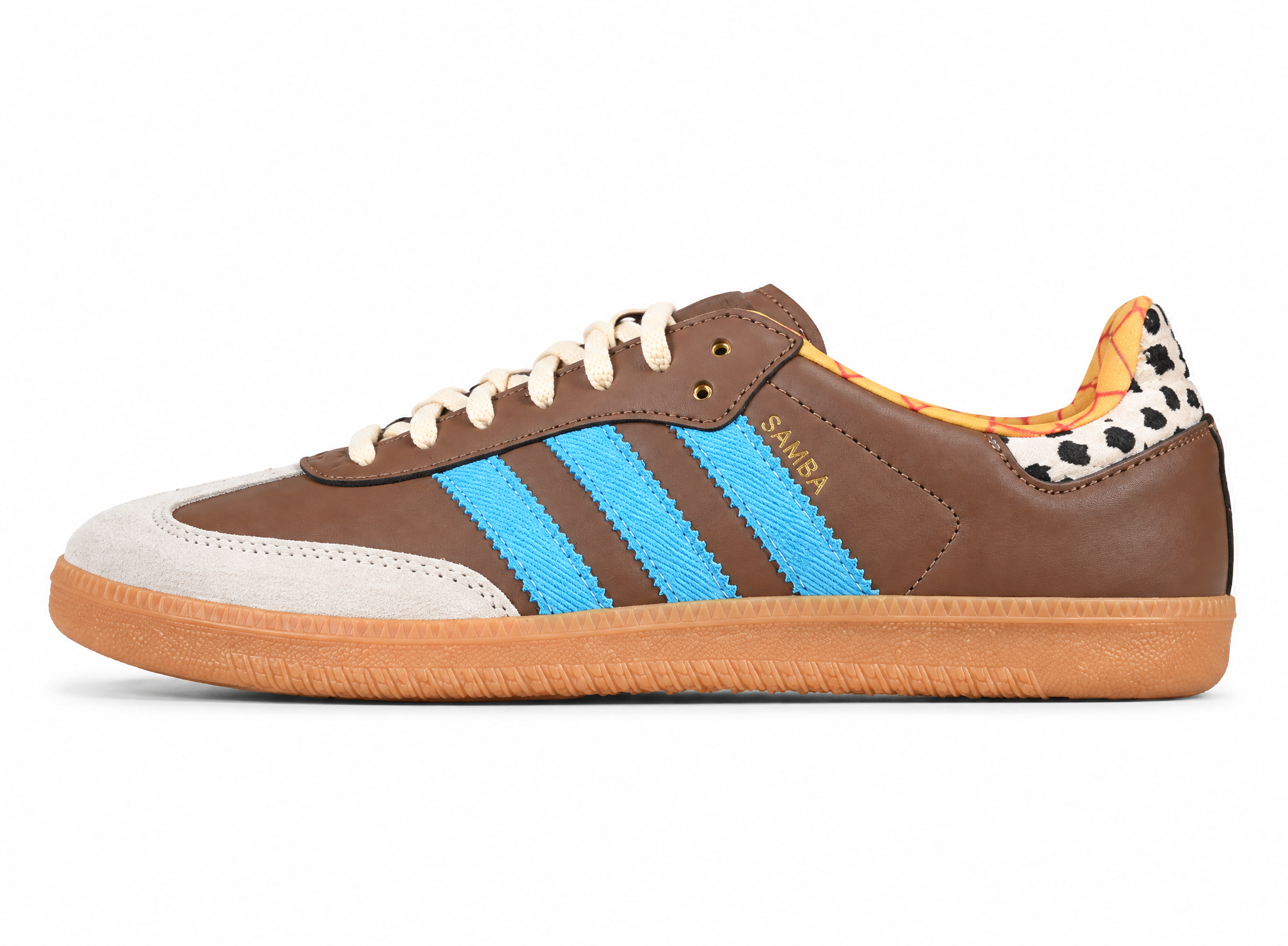 Adidas Originals Samba Og Woody Retro Casual Sneakers Brown/Blue JI3099