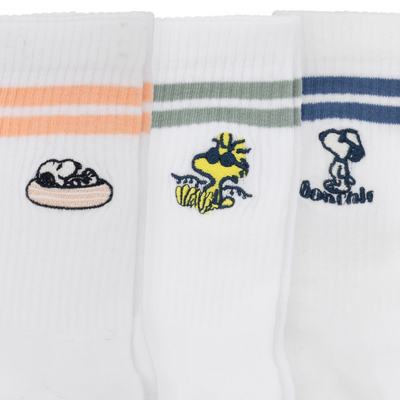 Gina Benotti 3 Paar Peanuts Socken mit Stickerei