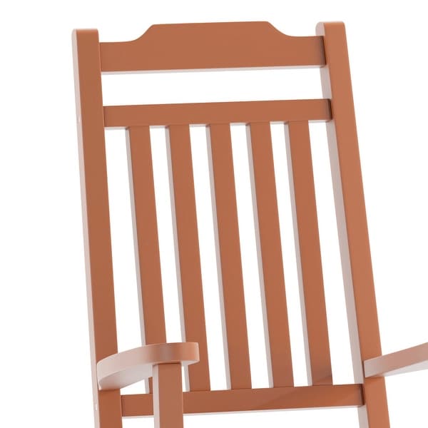 2 Pack AllWeather Faux Wood Rocking Chair