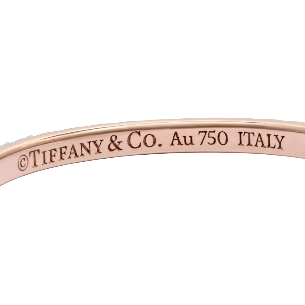 Tiffany & Co. Tiffany T Wire Ring 18K Rose Gold Diamond