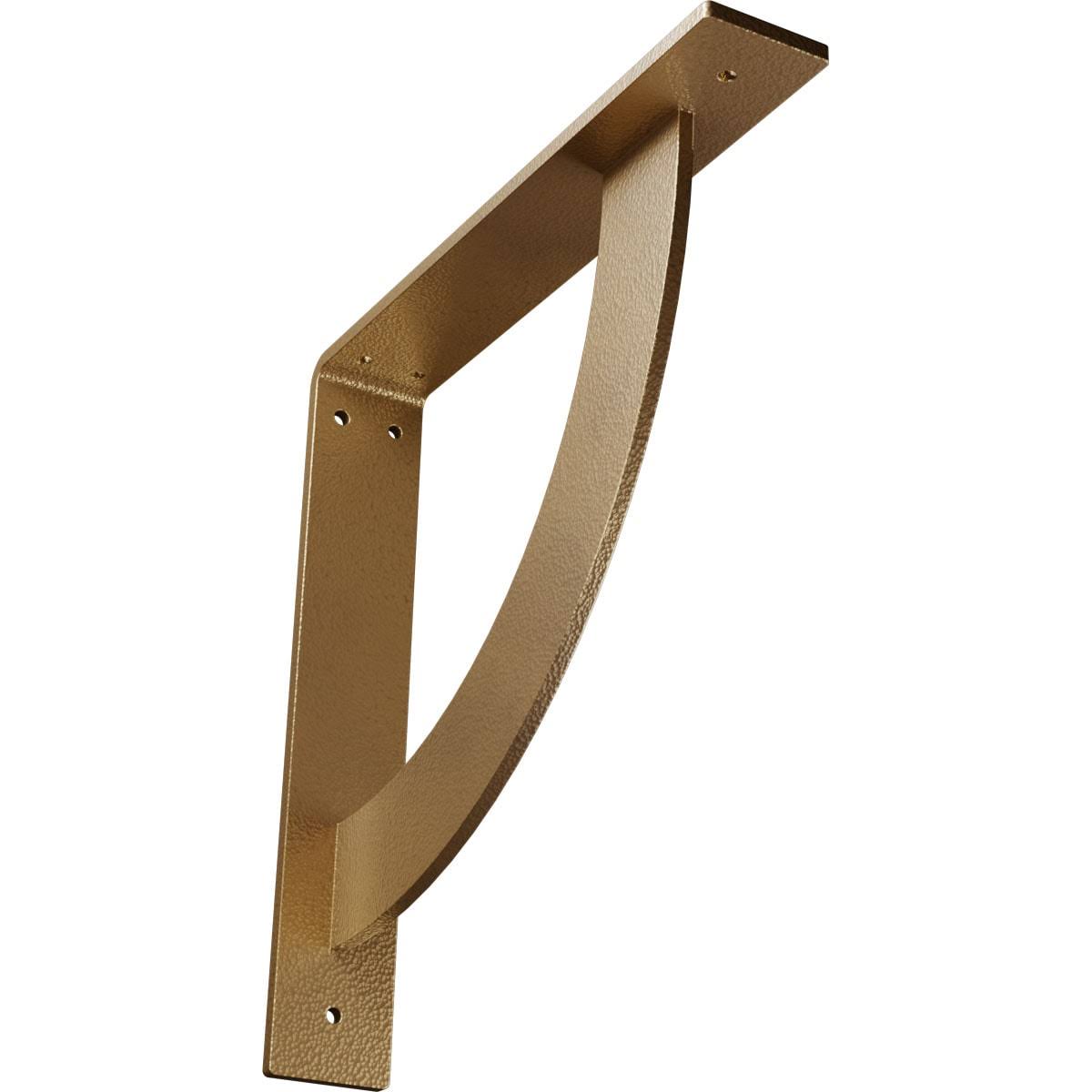 2x22W x 12x22D x 12x22H Bulwark Steel BRACKET, Hammered Gold