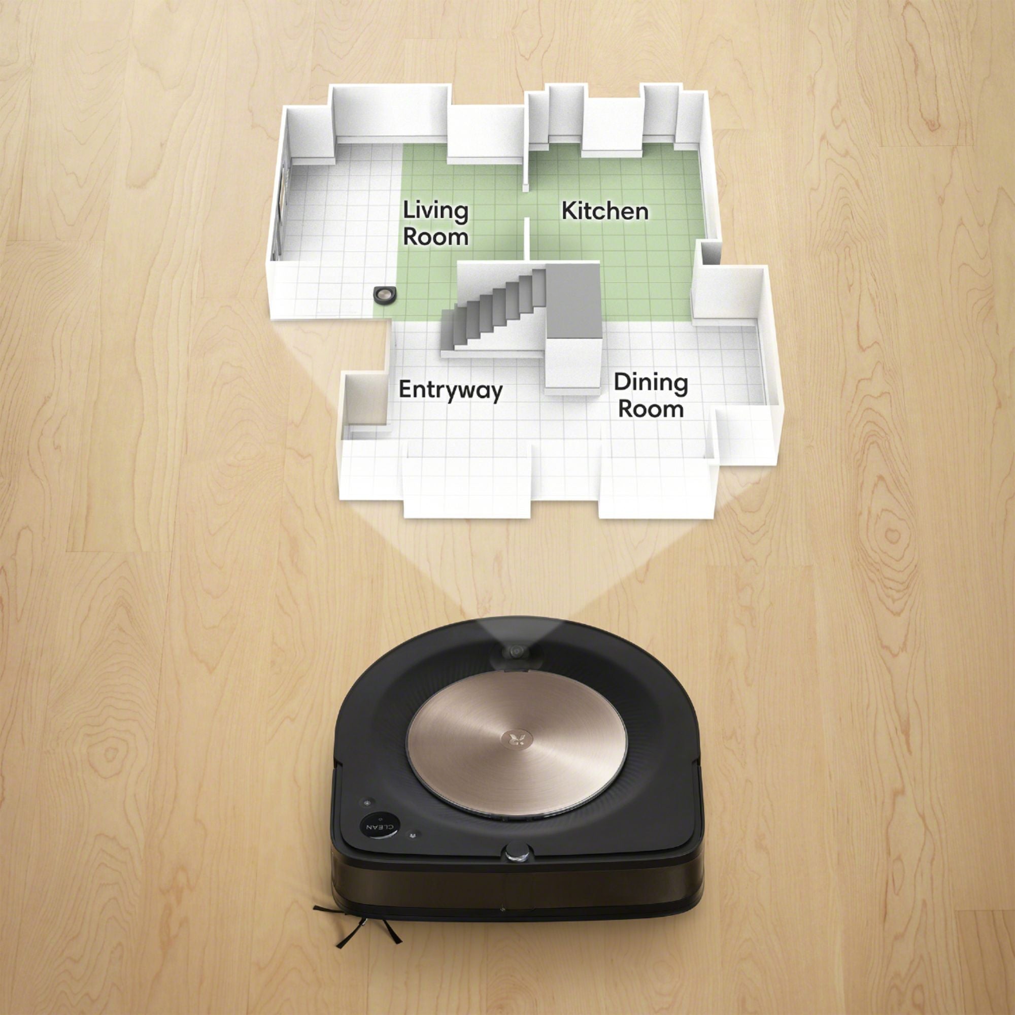 iRobot Roomba s9+ (9550) Wi-Fi Connected Self-Emptying Robot Vacuum - Java Black