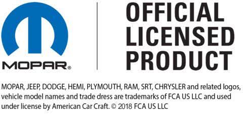 American Car Craft Premium Dodge R/T Style License Plate Frame